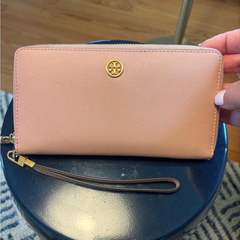 Tory Burch Pink Leather Wallet